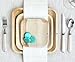 Leafily Palm Leaf Plates - 6 inch Square - Heavy Duty - Elegant - 100% Compostable - Better than Bamboo or Wood - Disposable - Biodegradable - Premium Party Plates - USDA Certified - 22 Count