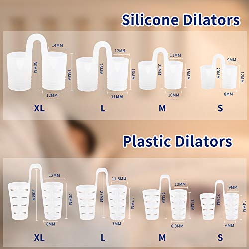 KEEOU Anti Snoring Nose Vents, [8 Pack BPAFree] Reusable & No Side Effect Stop Snoring