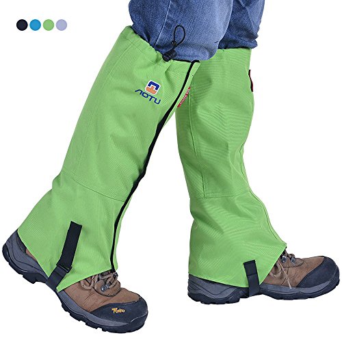 Tsonmall Hiking Gaiters Waterproof Breathable Snow Gaiters Leg for Men Womens Walking Climbing Hunting