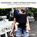 Simply Life Baby Wrap Carrier - Flexible Adjustable Wrap Around Sling, Infant Carriers for Men and Women, Suitable for Newborn and Toddlers Up to 35 Lbs, Nursing Cover Swaddle Blanket - Large, Black
