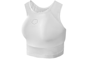 Karate Chest Protector Bra, Taekwondo Sparring Chest Protector for Women, Karate Martial Arts Skateboard Protective Gear Vest