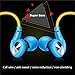 Maxidea Sport Earphone Super Bass Headphone Sweatproof Running Hands Free Earphone For Samsung iPhone (Blue)