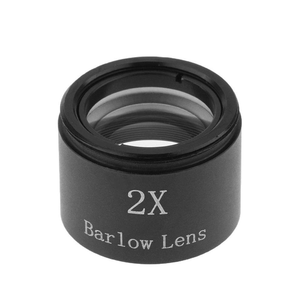 ciciglow 2X 1.25inch Barlow Lens with Storage Case M28.6 * 0.6 Thread 2X Eyepiece Fully Multi Coated Glass Lens for Astronomy Lovers