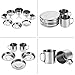 VGEBY1 8Pcs/Set Outdoor Camping Cookware Set, Portable Stainless Steel Picnic Cooking Utensils Setthumb 2