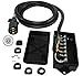 Conntek 10110-048BX Overall 4FT 7-Way Plug Inline Trailer Cord with 7-Gang Junction Box,Black