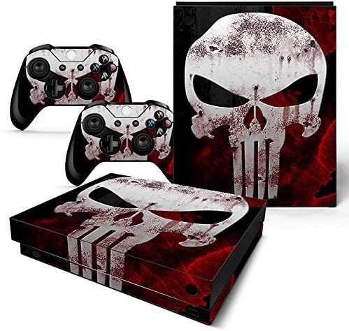 FriendlyTomato Xbox One X Console and Wireless Controller Skin Set - Super Hero - XboxOne X XOX Sticker Vinyl