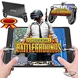 Mobile Game Controller | iPad Mini/iPad Pro Gaming Handle & Trigger | Tablet Gaming Grip | Plug and Play L1 & R1 Trigger & Handle | Gamepad for PUBG | Fortnite | Knives Out | Rules of Survival | iOS &