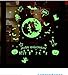 Happy Halloween DIY Wall Decals Stickers Glow in the Dark Indoor Party Decorations for Kids Rooms Window Shop Bar