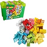 LEGO DUPLO Classic Deluxe Brick Box 10914 Starter Set with Storage Box, Great Educational Toy for Toddlers 18 Months and up, New 2020 (85 Pieces)