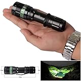 Excellent Popular 3 Mode LED Flashlight 3000 Lumen Convex Lens Torch High Power Adjustable Focus Color Black