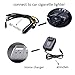 FMS Electric Air Pump 12V DC/ 100-240V AC with 4 Nozzles Portable Quick-Full Inflator/Deflator Air Pump for Outdoor Camping, Air Mattress Bed, Cushion, Inflatable Boat and Other Inflatable Products