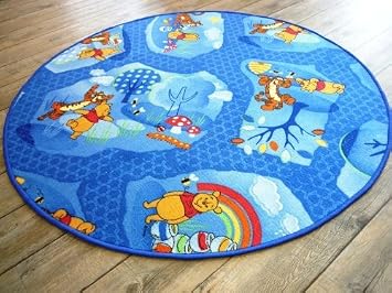 Woodland Teppich Fur Winnie Pooh Fans 195 Cm Rund Winnie The Puuh