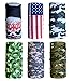 Cool 6pc Seamless Style Camo Bandanna Headwear Scarf Wrap Neck Gaiters - Pack of 6