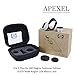 Apexel 3-In-1 Clip-On Lens Kit 180 Degree Fisheye Lens + 0.67X Wide Angle + 10X Macro Lens (Silver)