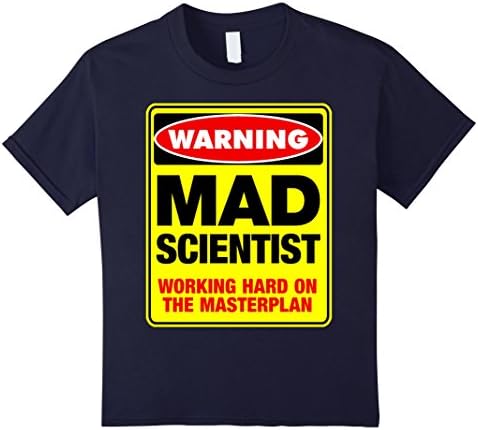Mad Scientist Sign Funny T-Shirt