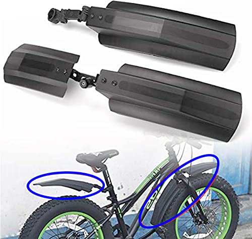 Front & Rear Bike Fenders Set | Quick Release Mudguards For Fat Tire Bicycles (20 Inch) - View #3