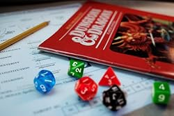 7 Die Polyhedral Dice Set - Translucent Green with