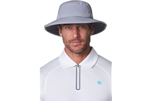 COOLIBAR Performance Golf Hat with Wide Brim - UPF 50+ Sun Protection - Fore Golf