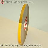 3M Scotchlite Reflective Striping Tape, Yellow, .25-Inch by 50-Foot