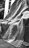 KNITTED PATIO STRIPE AFGHAN - A Vintage 1947 Knitting Pattern (knit,blanket,throw)...Kindle eBook Download