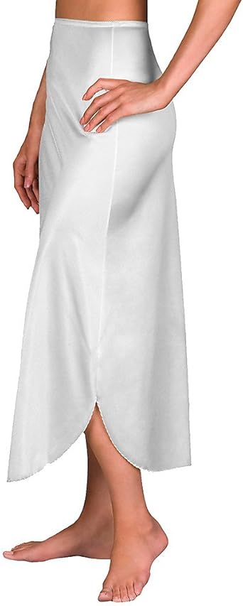 plus size white slip