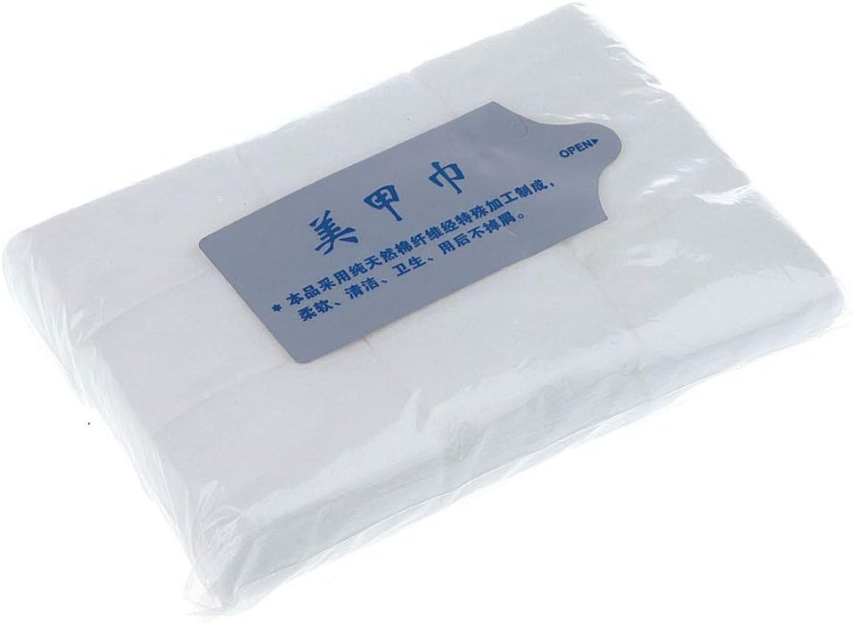 900pcs Cotton Nail Polish Remover Professional Eco-friendly Cosmetic Clean Wipe,Nail Art Tip Manicure Lint Pads Paper,Nail Tools