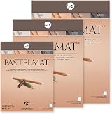 Clairefontaine Pastelmat Pad 12 Sheets 360gsm 24x30cm Assorted Colours view 3