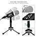 PC Microphone, ELEGIANT Y20 Portable Condenser Microphone 3.5mm Plug & Play with Tripod Stand Home Studio Recording Microphone for Computer, Smartphone, iPad, Podcasting Karaoke, YouTube, Skype, Games