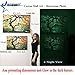 Startonight Wall Art Canvas Maple Tree, Nature USA Framed 24 x 36 Inches