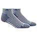 adidas Men's Climacool II Low Cut Socks (2 Pack), One Size, Grey/Onix-Grey Marl/Blue/White