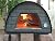 Portable Maximus Oven Finish: Black, Size: 38.5" H x 27.5" W x 27.5" D