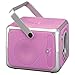 Jensen CD-555 Pink CD Bluetooth Boombox Portable Bluetooth Music System with CD Player +CD-R/RW & FM Radio with Aux-in & Headphone Jack Line-in Limited Edition (Pink)thumb 1