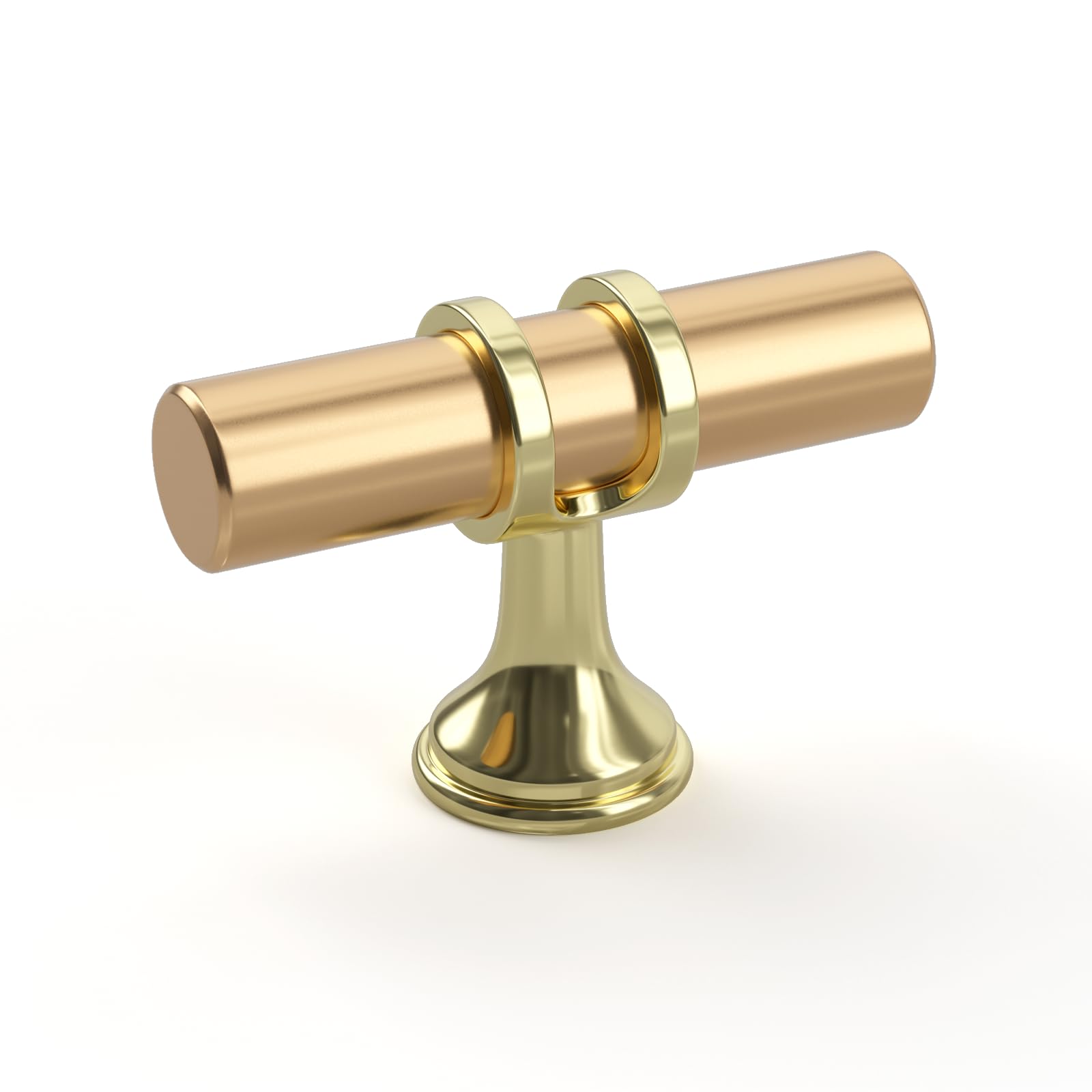 goldenwarm 30 Pack Gold Cabinet Knobs Brushed Gold Cabinet Handles Kitchen Drawer Knobs Brushed Brass Drawer Handware Pulls Handlesfor Bedroom Cupboard Image