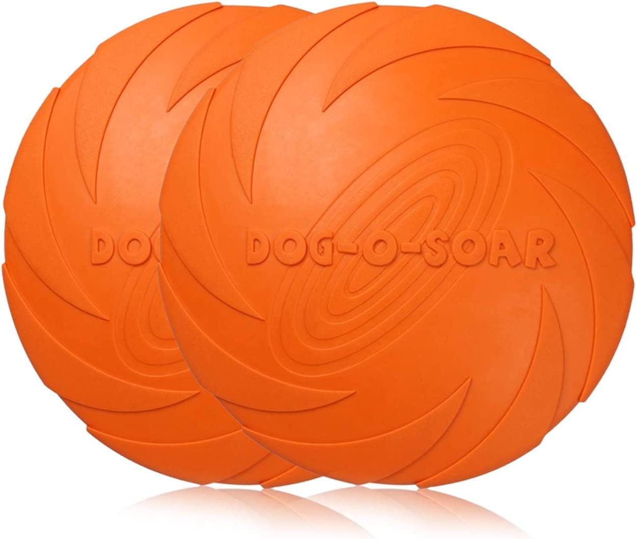 PETCUTE Dog Frisbee Dog flying Disc interactive Toy for dog Dogs Training frisbee 2 Pieces ø 20 cm