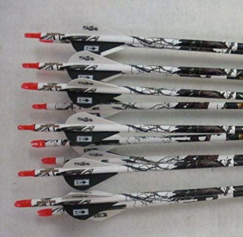 Maxima Hunter Carbon Express 350 Carbon Arrows w/Blazer Vanes Mossy Oak Wraps 1 Dz.