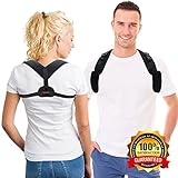PrimalReps Back Posture Corrector For Women & Men - Discreet Posture Brace For Hunching & Slouching - Adjustable Back Brace For Improving Posture - Clavicle Brace, Posture Support For Back Pain Relief