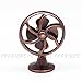 Odoria 1/12 Miniature Fan Dollhouse Decoration Accessories, Bronze