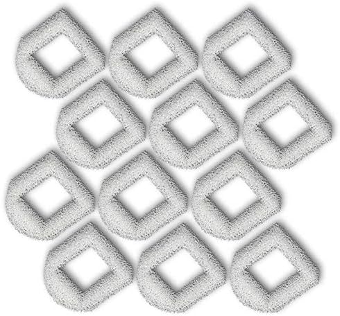 Xelparuc 12 Pcs Foam Pre-Filters for Cat & Dog Adapted to Drinkwell Stainless Steel 360, Lotus, Avalon, Pagoda Water Bowl