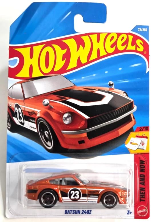 Datsun 240Z オレンジミニカー新品 Hot Wheels Datsun 240Z [Orange] Then & Now 2/10, 72/250, 1:64