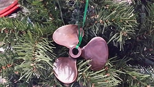 Antique Copper RMS Titanic Propeller Christmas Tree Ornament 4\" - Xmas Ornamen