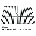 Direct store Parts DC107 Polished Porcelain Coated Cast Iron Cooking Grid Replacement Charmglow,Jenn-Air,Weber,BBQ Grillware,Costco Kirkland,Aussie,Grill Zone,Kenmore,Nexgrill.Gas Grill