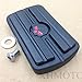 Black Harley Davidson Touring Softail Brake Pedal Large Pad H-D Willie G. Skull