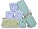 Baby Zelis 7-Piece Natural Bamboo Baby Washcloths (10-Inch-by-10-Inch)