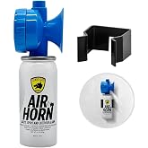 Guard Dog Security Air Horn for Safety, Loud Blow Horn, Hand Held Mini Air Horn, Fog and Boat Horn for Marine, Football Games, Sporting Events and Outdoor Alarms, Powerful 1-Mile Sound Blast 1.4 oz
