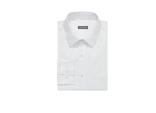Van Heusen Men's Dress Shirt Regular Fit Poplin Solid, White, 15.5" Neck  32"-33" Sleeve in Saudi Arabia | Whizz 121177981011