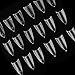 NEJLSD Nail False Nail Tips Clear Sharp Ending Stiletto Glitter Color False Nail Tips Acrylic Nail