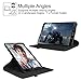 Fintie Rotating Case for Samsung Galaxy Tab A 10.1 - Premium PU Leather 360 Degree Swivel Stand Cover with Auto Sleep/Wake for Galaxy Tab A 10.1 Inch (NO S Pen Version SM-T580/T585/T587) Tablet, Black