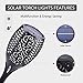 VIVOHOME Waterproof Outdoor LED Solar Torch Lights with Flickering Flame Pack of 4