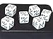 6 Pack of White Dice Counters +1/+1 for MTG Magic The Gathering and Others