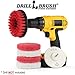 Revolving Electric Cleaning Brushes Carpet Spot Cleaning and Upholstery Cleaning Kit by Drillbrush